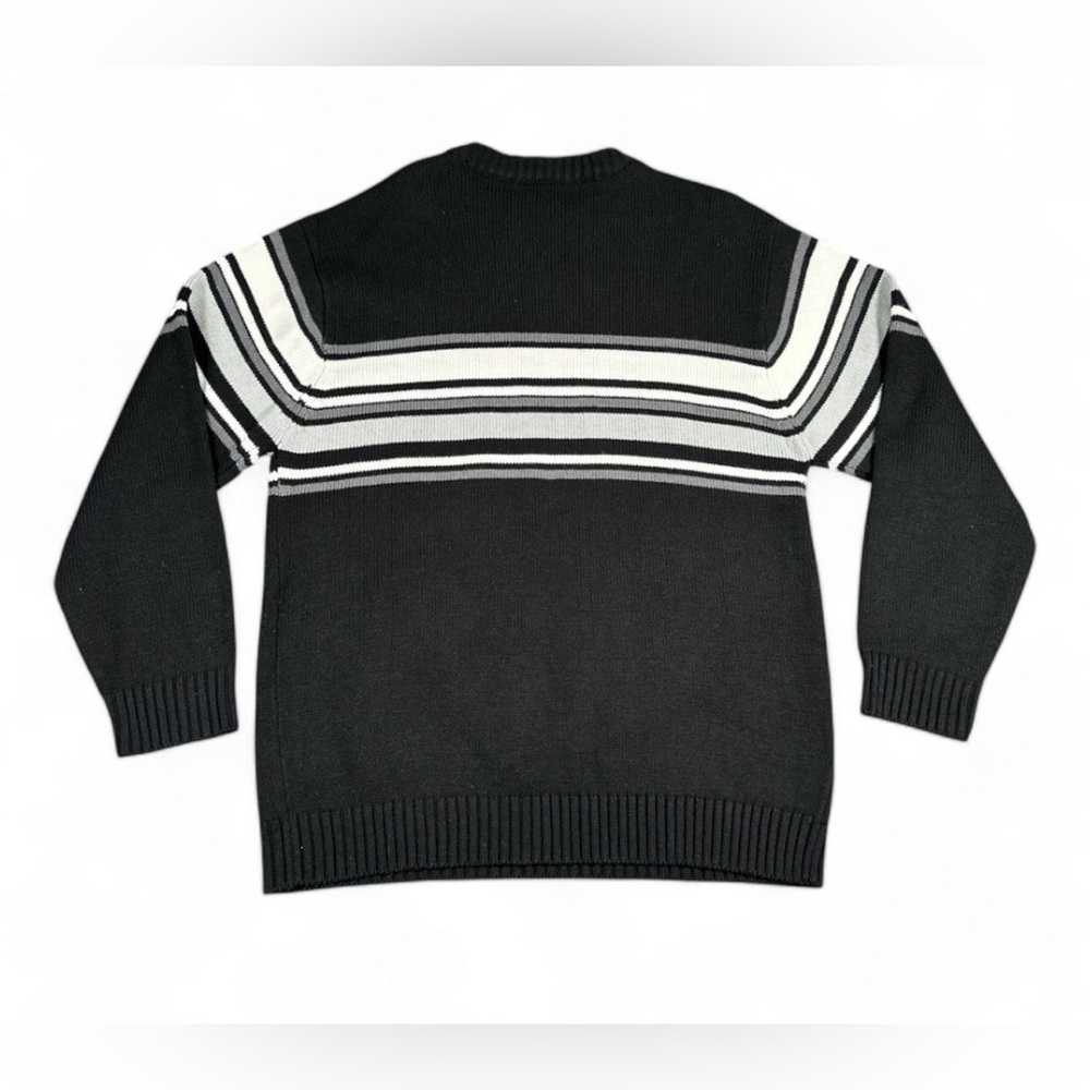 Black and White Women's Sweater Cardigan